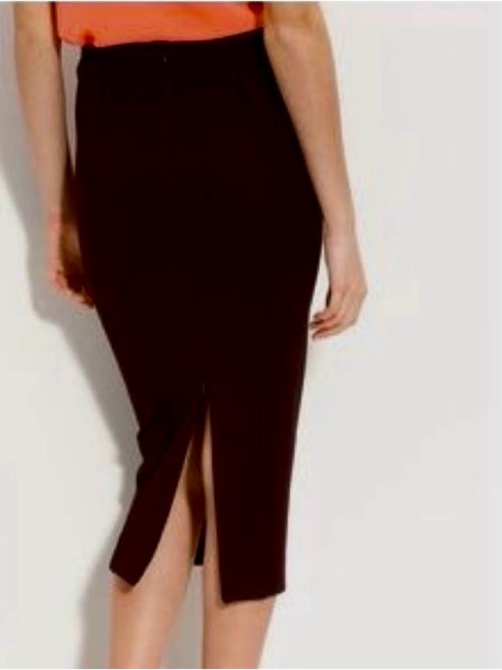 Diane Von Furstenberg Black ‘Ruthanne’ Pencil Skirt - Picture 2 of 8